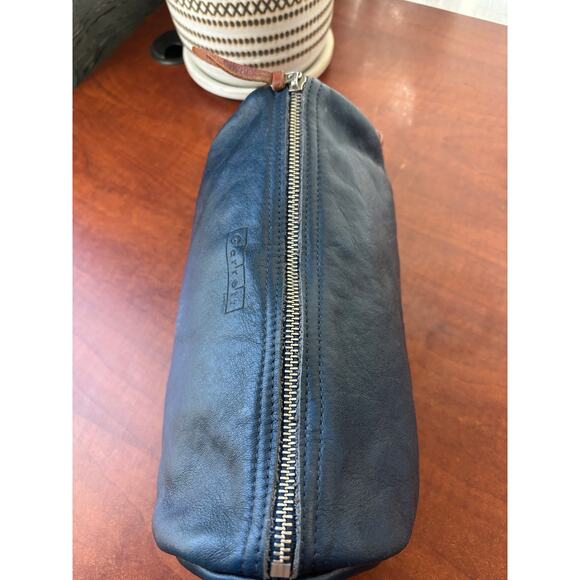 Pre-owned Garrett Leather Toiletry bag (dark blue) - Picture 6 of 9